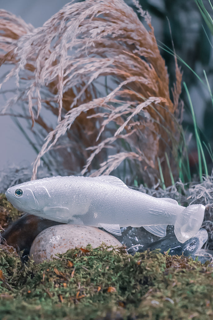 DEFIANT 210 8.25" Swimbait Ghost Pearl White